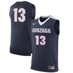 #13 Gonzaga Bulldogs Jersey Navy 