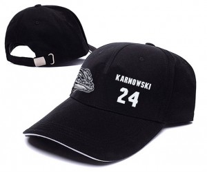 Przemek Karnowski Gonzaga Bulldogs Adjustable Snapback Hat Black #24 