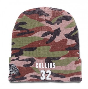 Top Of The World Camo #32 Zach Collins Gonzaga Bulldogs Player Knit Beanie