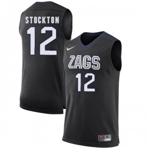 Men's Gonzaga Bulldogs #12 David Stockton Black Limited College Basketball Jersey