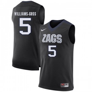 Gonzaga Bulldogs Nigel Williams-Goss #5 Men's Limited College Basketball Jersey - Black