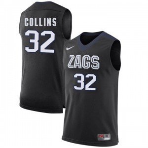 S-3XL Basketball Zach Collins Gonzaga Bulldogs #32 Limited Men's Black College Jersey