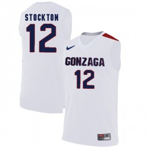 Gonzaga Bulldogs David Stockton #12 Men's Limited College Basketball Jersey - White
