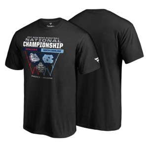 Men's Gonzaga Bulldogs Black 2017 National Championship Dueling Basketball 