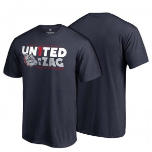 Navy Men's United We ZAG Gonzaga Bulldogs T-shirt